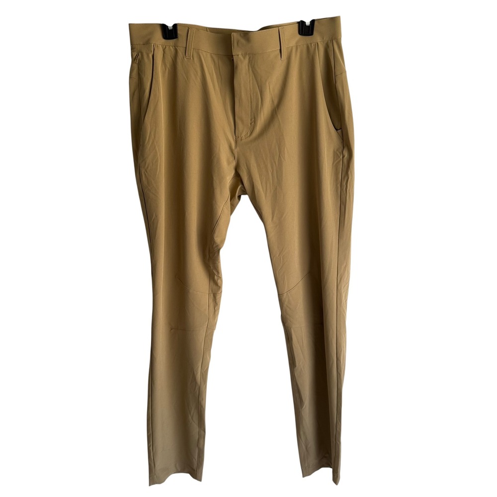 FABLETICS 'The Only Pant' Khaki Mens Casual Career Preppy Pants, 33x32